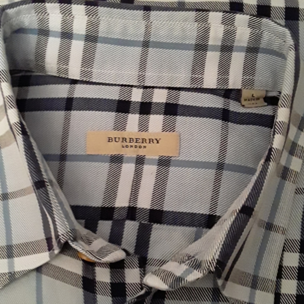 BURBERRY MEN'S SHIRT L - Picture 2 of 4